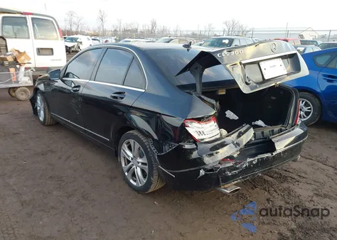 2012 Mercedes-Benz C 300 Luxury 4Matic from USA, damaged, VIN WDDGF8BB7CR229016